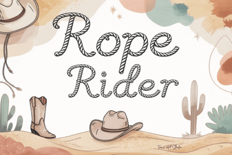 Rope Rider Font: a Bold Typography Choice for Projects