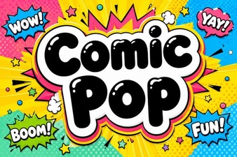 Designing Fun with Comic Pop Fonts