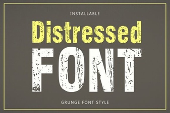 Creative Uses for Distressed Font Styles