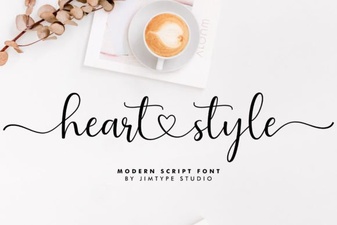 Heart Fonts for Creative Designs